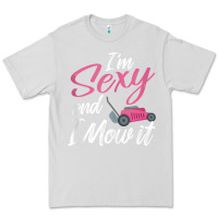 Dove Grey i'm sexy and i mow it funny mow pun tank top Premium Tee - StudioElite