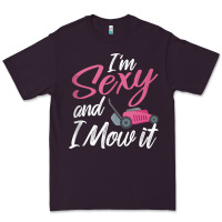 Plum i'm sexy and i mow it funny mow pun tank top Premium Tee - StudioElite