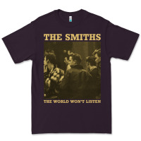 Plum the smiths the world won't listen gift men women Premium Tee - StudioElite