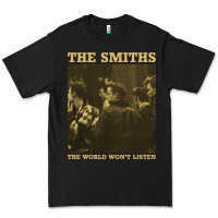 Black the smiths the world won't listen gift men women Premium Tee - StudioElite