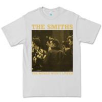Dove Grey the smiths the world won't listen gift men women Premium Tee - StudioElite