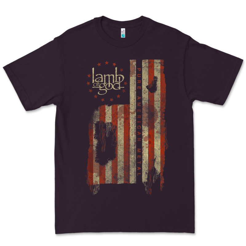Lamb Of God, Pure American Metal Flag Premium Tee by StudioElite | Teevron