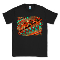 Black western aztec background pattern Classic Tee - OliviaCreatesArt