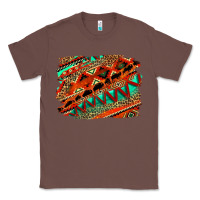Chestnut western aztec background pattern Classic Tee - OliviaCreatesArt