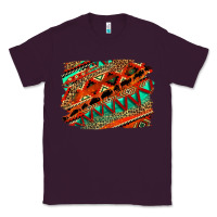 Plum western aztec background pattern Classic Tee - OliviaCreatesArt