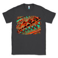 Smoke western aztec background pattern Classic Tee - OliviaCreatesArt