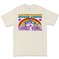 Bone Lgbtq Acceptance Will Calm Your Soul Premium Tee - BundleAndBundleShop