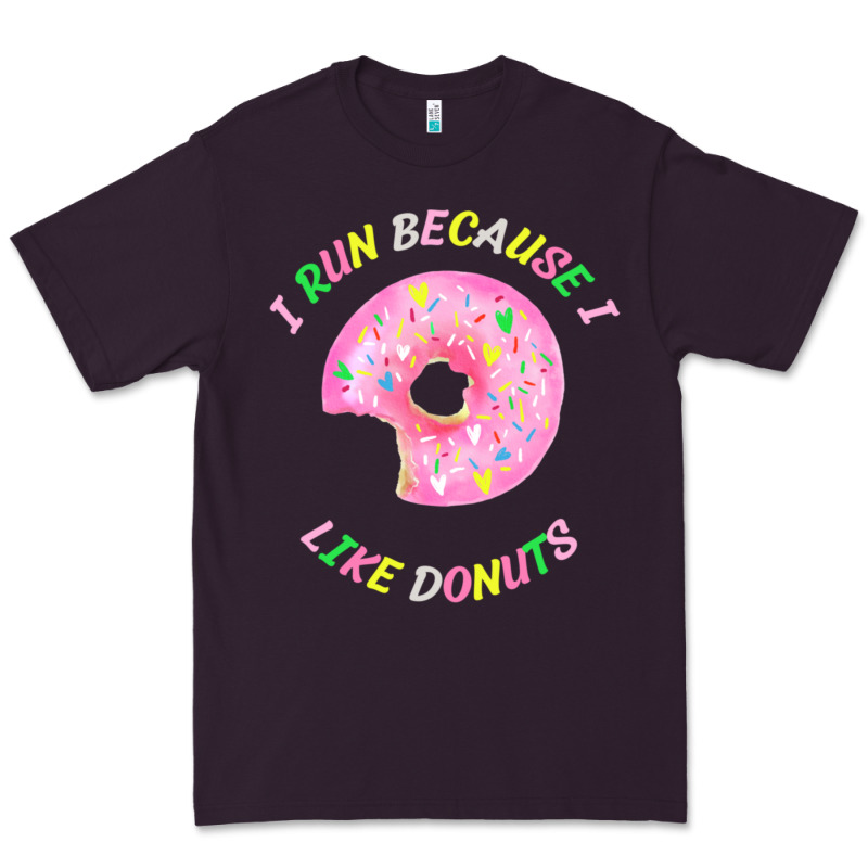 I Run Because I Like Donuts Premium Tee by StudioElite | Teevron
