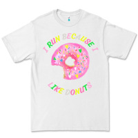 White i run because i like donuts Premium Tee - StudioElite