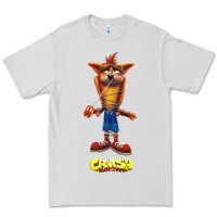 Dove Grey Crash Bandicoot  Yo Yo Premium Tee - StudioElite