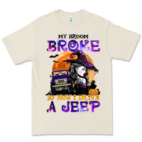 Bone my broom broke so now i drive a j.e.e.p witch halloween t shirt Premium Tee - StudioElite