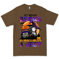 Cacao my broom broke so now i drive a j.e.e.p witch halloween t shirt Premium Tee - StudioElite
