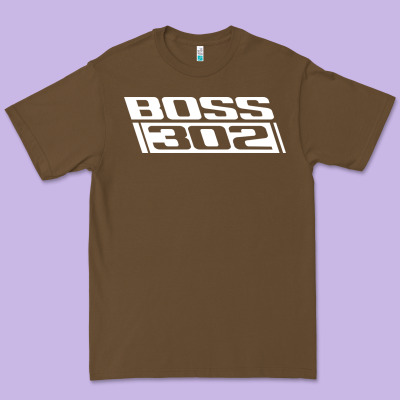 Boss 302 (white) Premium Tee Designed By Studioelite