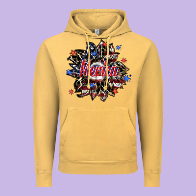 Merica Vintage Hoodie Designed By Sublimationcraftshop