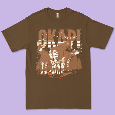 Okapi T  Shirt Wildlife Okapi Lover Africa Safari Zoo Animal Okapi T Premium Tee Designed By Studioelite