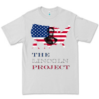 Dove Grey the lincoln project save usa abraham lincoln american flag t shirt Premium Tee - StudioElite