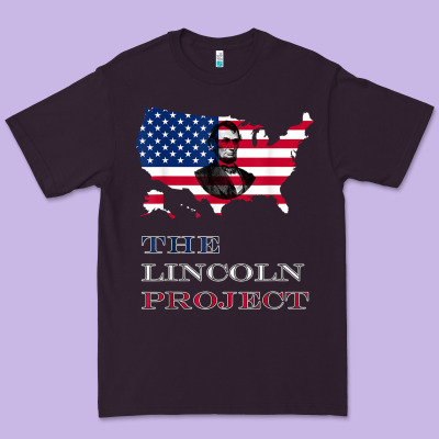 The Lincoln Project Save Usa Abraham Lincoln American Flag T Shirt Premium Tee Designed By Studioelite