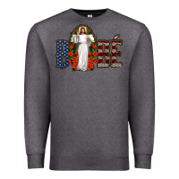 Charcoal Heather bebe jesus christ Premium Sweatshirt - Jasminsmagicworld