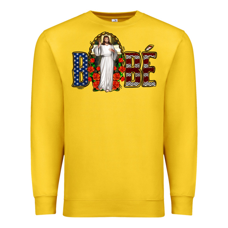 Bebe Jesus Christ Premium Sweatshirt by Jasminsmagicworld | Teevron