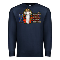 Navy bebe jesus christ Premium Sweatshirt - Jasminsmagicworld