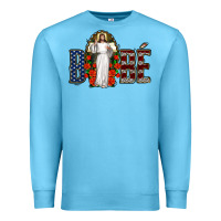 Ocean Blue bebe jesus christ Premium Sweatshirt - Jasminsmagicworld