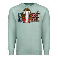 Seafoam bebe jesus christ Premium Sweatshirt - Jasminsmagicworld
