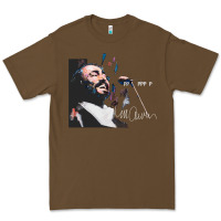 Cacao Original Portrait of Luciano Pavarotti Premium Tee - StudioElite