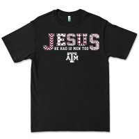 Black Texas A&m Aggies Jesus - Had 12 Men - Patterned Premium Tee - PixelFlow