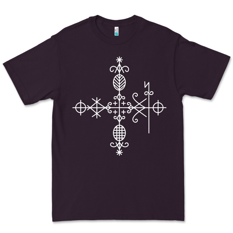 Haitian Veve  Voodoo Symbol T Shirt Premium Tee by PixelFlow | Teevron