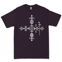 Plum haitian veve  voodoo symbol t shirt Premium Tee - PixelFlow