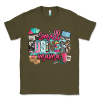 Army Green small business mama Classic Tee - BarkalooDesign