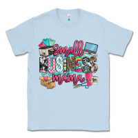 Dusty Blue small business mama Classic Tee - BarkalooDesign