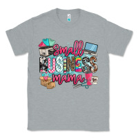 Heather Grey small business mama Classic Tee - BarkalooDesign