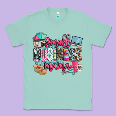Small Business Mama Classic Tee Designed By Barkaloodesign