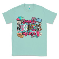 Seafoam small business mama Classic Tee - BarkalooDesign