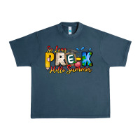 Midnight Navy So Long Pre K Hello Summer Urban Heavy Tee - CowhideDigitalArt