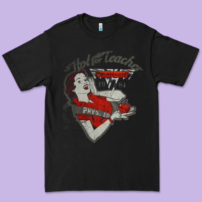 Hot Teacher Halen Essential Premium Tee Designed By Pixelflow