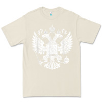 Bone russian double headed eagle for a russia fan gift t shirt Premium Tee - PixelFlow