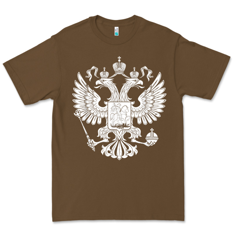 Russian Double Headed Eagle For A Russia Fan Gift T Shirt Premium Tee by PixelFlow | Teevron
