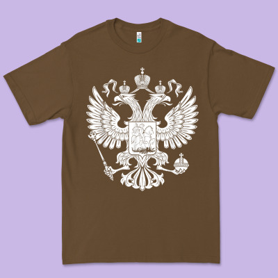 Russian Double Headed Eagle For A Russia Fan Gift T Shirt Premium Tee Designed By Pixelflow