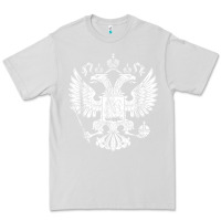 Dove Grey russian double headed eagle for a russia fan gift t shirt Premium Tee - PixelFlow