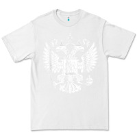 White russian double headed eagle for a russia fan gift t shirt Premium Tee - PixelFlow