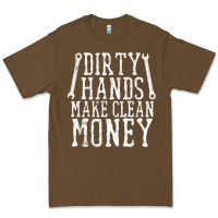 Cacao dirty hands make clean money t shirt wrench mechanic gift Premium Tee - PixelFlow