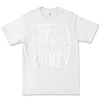 White dirty hands make clean money t shirt wrench mechanic gift Premium Tee - PixelFlow