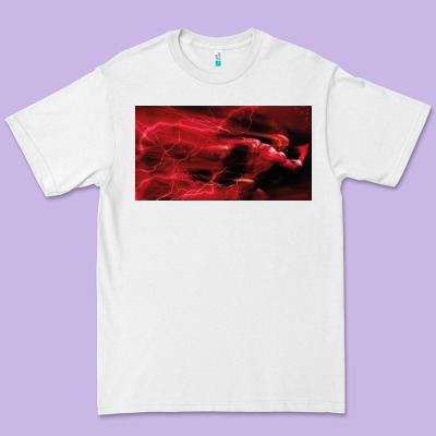 The Flash Premium Tee Designed By Pixelflow