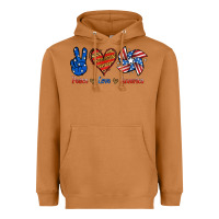 Meerkat Peace Love America Heavyweight Hoodie - Jasminsmagicworld