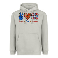 Moon Dust Peace Love America Heavyweight Hoodie - Jasminsmagicworld