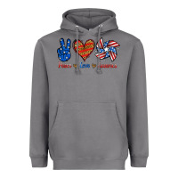 Storm Peace Love America Heavyweight Hoodie - Jasminsmagicworld