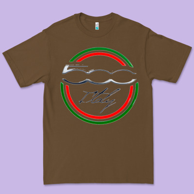 Fiat 500   Italy Premium Tee Designed By Pixelflow