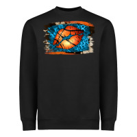 Black Basketball Lips Heavyweight Sweatshirt - Jasminsmagicworld